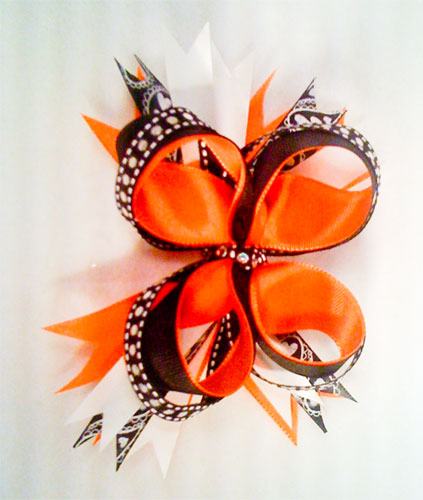 leukemia support hair bow