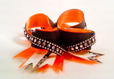 leukemia support hair bow