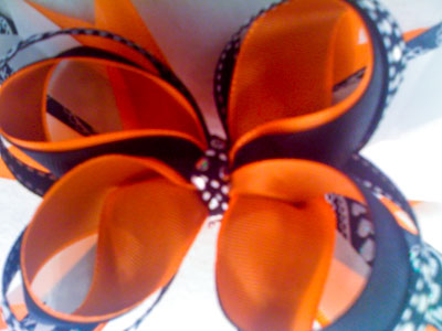 leukemia support hair bow