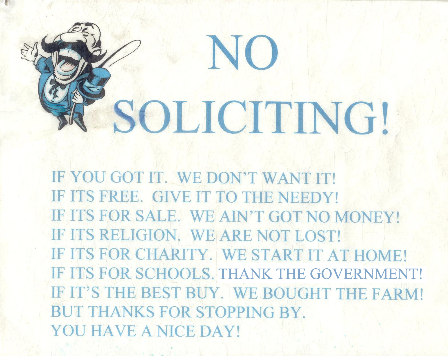 Free printable no soliciting sign Suburban Wife Life